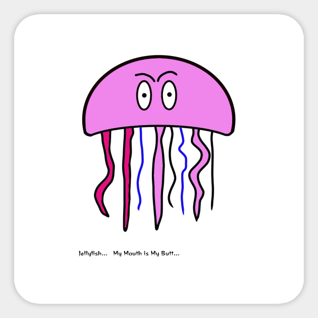 Joe Jellyfish Sticker by McCoqui's